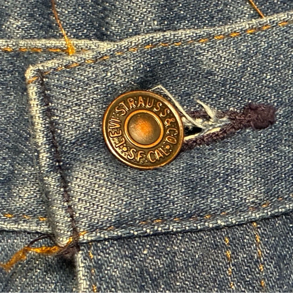 Vintage Levi’s 717-0613 Jeans 30x29 Made in USA Straight Leg Classic Denim 70’s - Picture 8 of 15